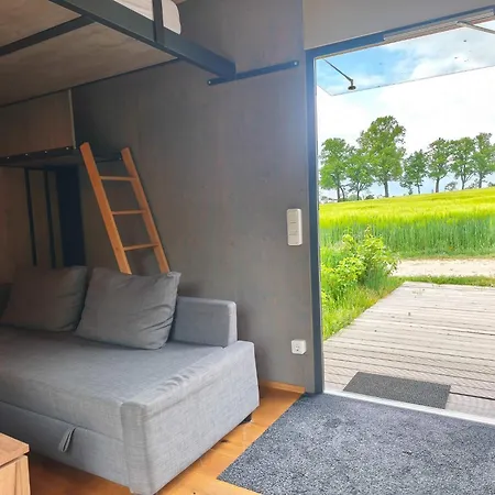 Tiny House Mit Kaminofen & Terrasse Direkt An Naturteichen - Bis 5 Personen - Fuer Kurzentschlossene Hébergement de vacances *