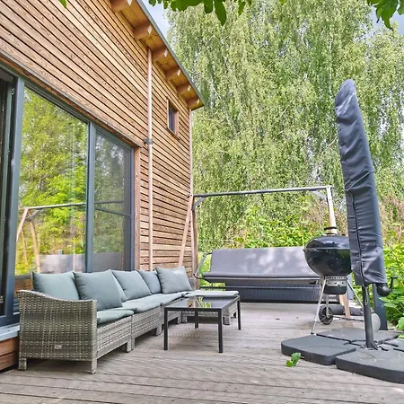 Tiny House Mit Kaminofen & Terrasse Direkt An Naturteichen - Bis 5 Personen - Fuer Kurzentschlossene Hébergement de vacances Großharthau