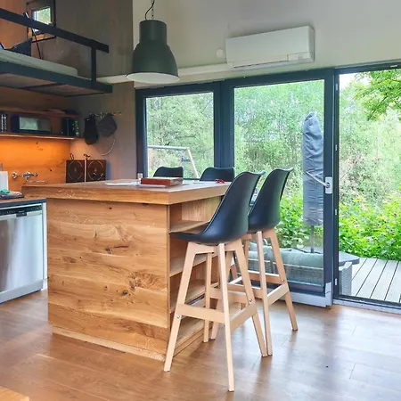 Tiny House Mit Kaminofen & Terrasse Direkt An Naturteichen - Bis 5 Personen - Fuer Kurzentschlossene Großharthau