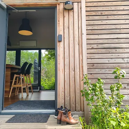 Tiny House Mit Kaminofen & Terrasse Direkt An Naturteichen - Bis 5 Personen - Fuer Kurzentschlossene Hébergement de vacances